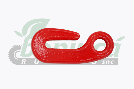 Crochet plat pour cosse de câble