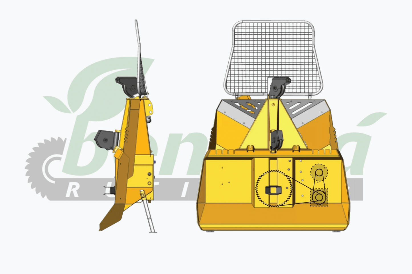 Forestry winch 55 MR UNIFOREST