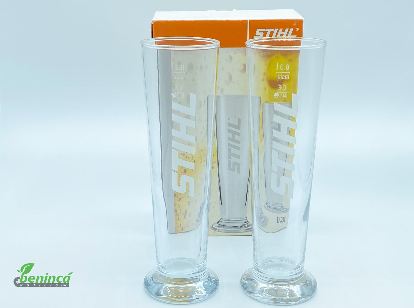 Set due bicchieri da birra