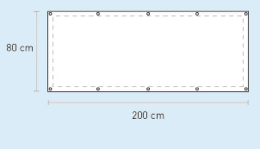 Striscione segnaletico lavori forestali 200X80