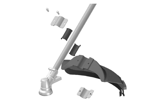 Universal stone guard for brush cutters