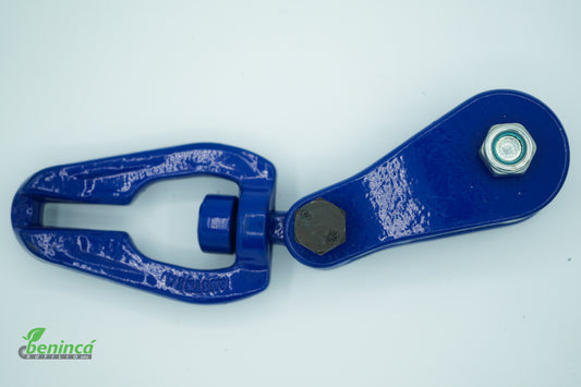 Crochet avec poulie coulissante