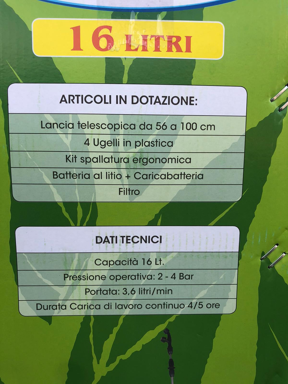 Pompa a batteria