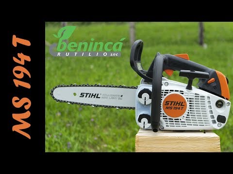 Motosega STIHL MS 194 T per potatura con lama cm.30 - MS194T