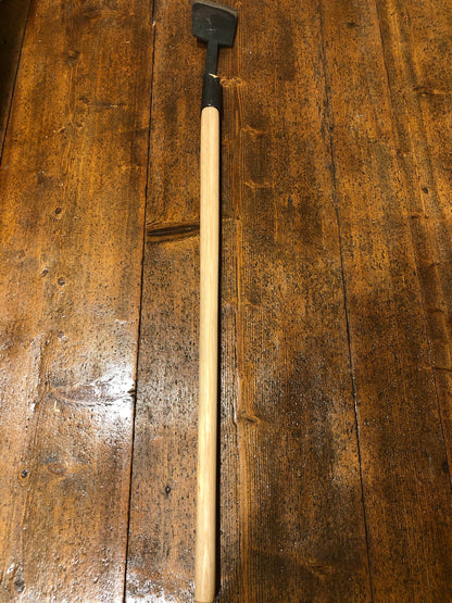 Debarker with wooden handle