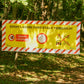 Striscione segnaletico lavori forestali 200X80