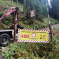 Striscione segnaletico lavori forestali 200X80 personalizzato